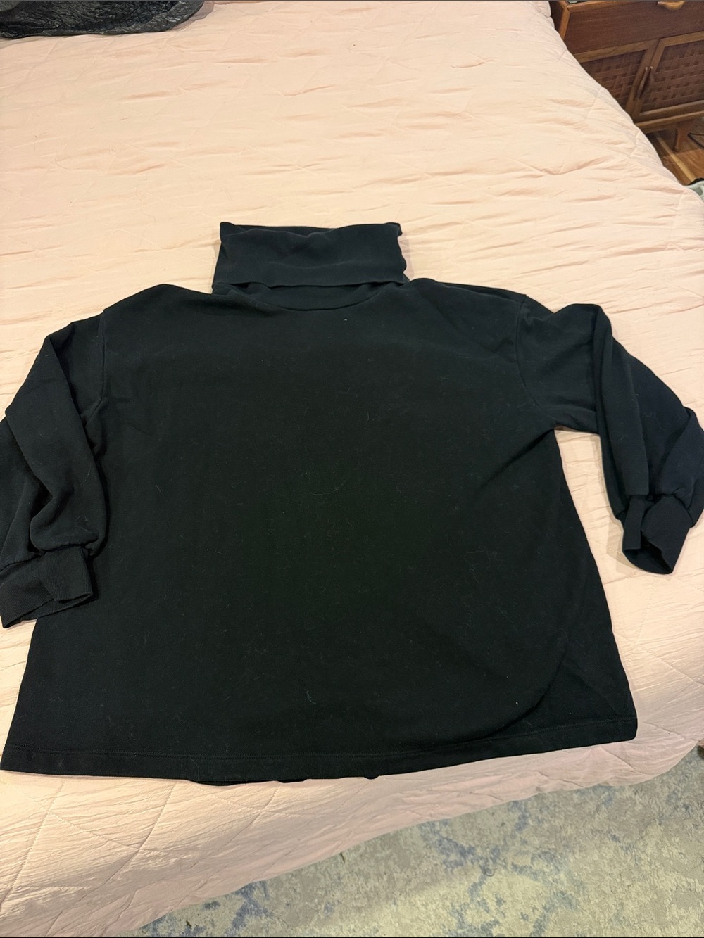 Ava & Viv Black Cowl Neck Sweater